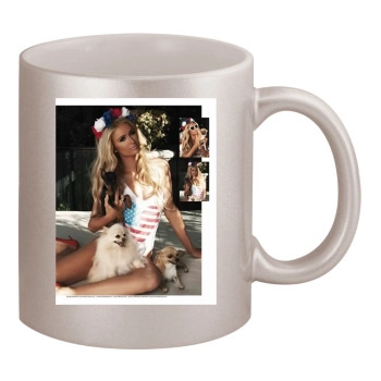 Paris Hilton 11oz Metallic Silver Mug