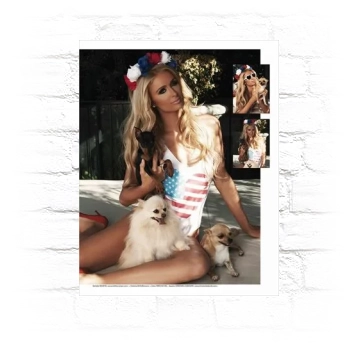 Paris Hilton Metal Wall Art