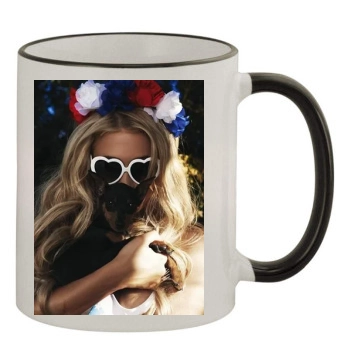 Paris Hilton 11oz Colored Rim & Handle Mug