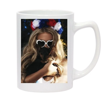 Paris Hilton 14oz White Statesman Mug