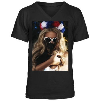 Paris Hilton Men's V-Neck T-Shirt