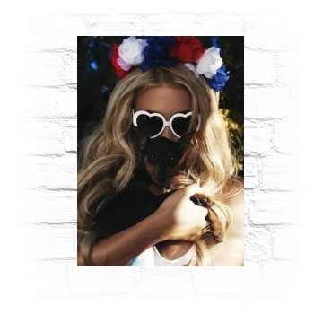 Paris Hilton Metal Wall Art