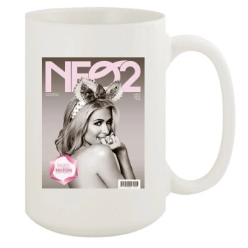 Paris Hilton 15oz White Mug