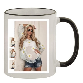 Paris Hilton 11oz Colored Rim & Handle Mug