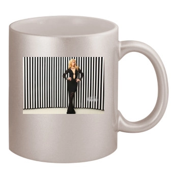 Paris Hilton 11oz Metallic Silver Mug