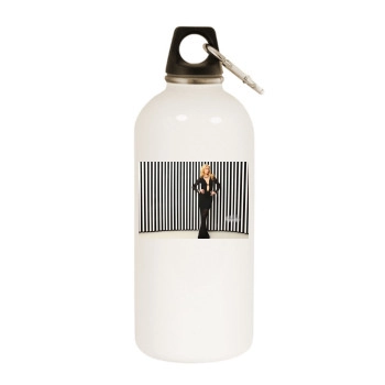 Paris Hilton White Water Bottle With Carabiner