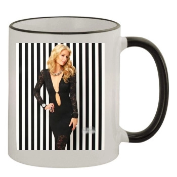 Paris Hilton 11oz Colored Rim & Handle Mug