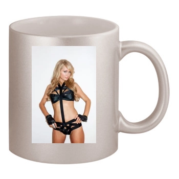 Paris Hilton 11oz Metallic Silver Mug