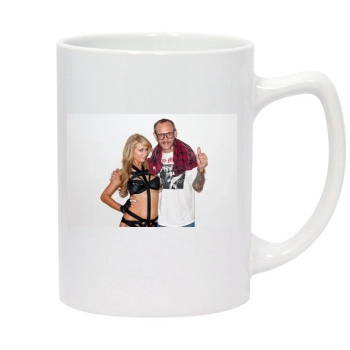 Paris Hilton 14oz White Statesman Mug