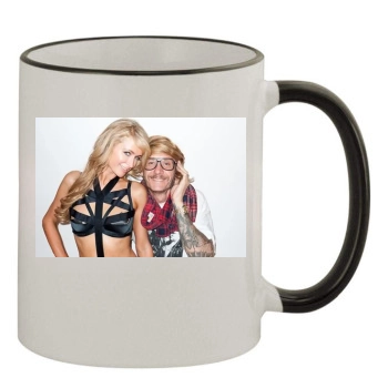 Paris Hilton 11oz Colored Rim & Handle Mug