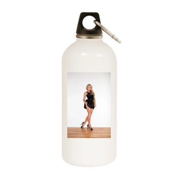 Paris Hilton White Water Bottle With Carabiner