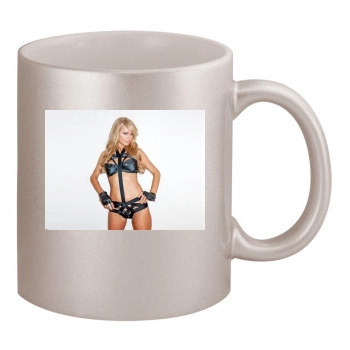 Paris Hilton 11oz Metallic Silver Mug