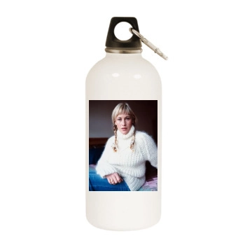 Patricia Arquette White Water Bottle With Carabiner