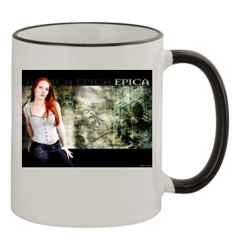 Epica 11oz Colored Rim & Handle Mug