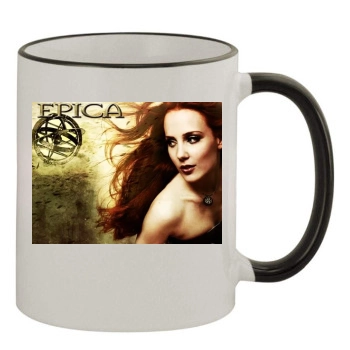 Epica 11oz Colored Rim & Handle Mug