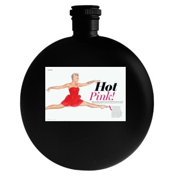 Pink Round Flask