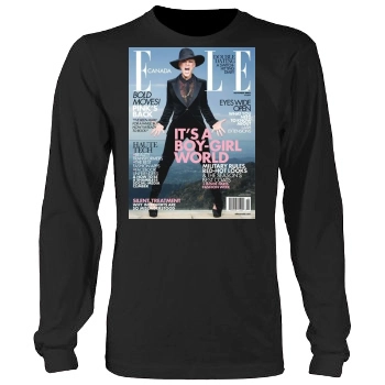 Pink Men's Heavy Long Sleeve TShirt