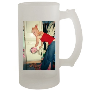 Pink 16oz Frosted Beer Stein