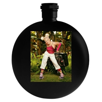 Pink Round Flask