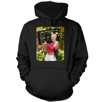 Pink Mens Pullover Hoodie Sweatshirt