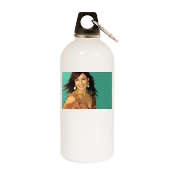Ada Nicodemou White Water Bottle With Carabiner