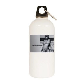 Rachel Stevens White Water Bottle With Carabiner