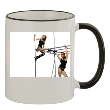 Rachel Stevens 11oz Colored Rim & Handle Mug