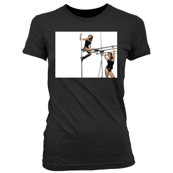 Rachel Stevens Women's Junior Cut Crewneck T-Shirt