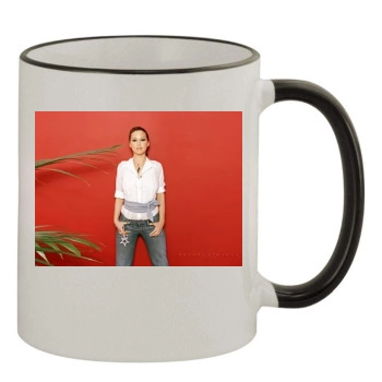 Rachel Stevens 11oz Colored Rim & Handle Mug