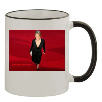 Rachel Stevens 11oz Colored Rim & Handle Mug