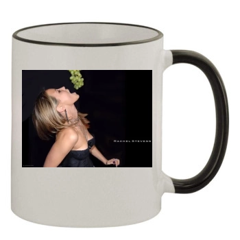 Rachel Stevens 11oz Colored Rim & Handle Mug