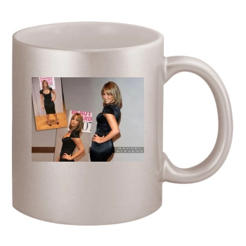 Rachel Stevens 11oz Metallic Silver Mug