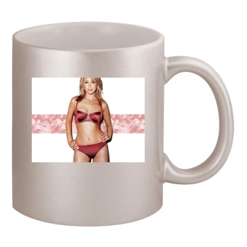 Rachel Stevens 11oz Metallic Silver Mug