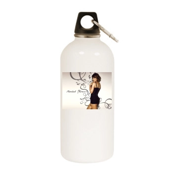 Rachel Stevens White Water Bottle With Carabiner