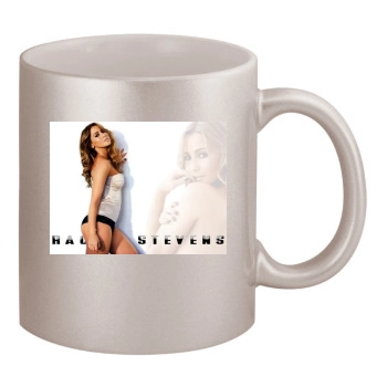 Rachel Stevens 11oz Metallic Silver Mug