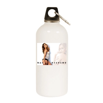 Rachel Stevens White Water Bottle With Carabiner