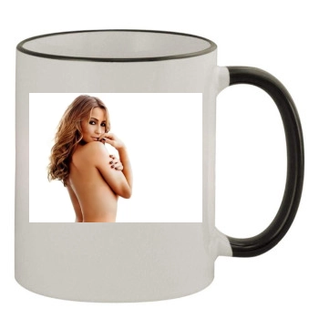 Rachel Stevens 11oz Colored Rim & Handle Mug