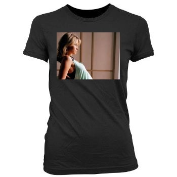 Rachel Stevens Women's Junior Cut Crewneck T-Shirt