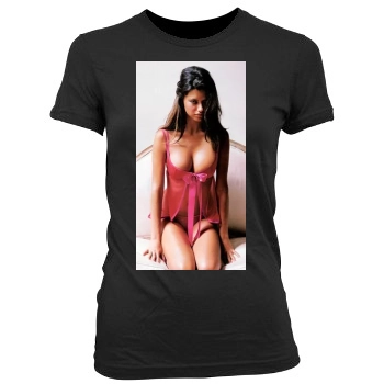 Adriana Lima Women's Junior Cut Crewneck T-Shirt