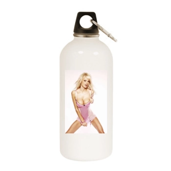 Rhian Sugden White Water Bottle With Carabiner