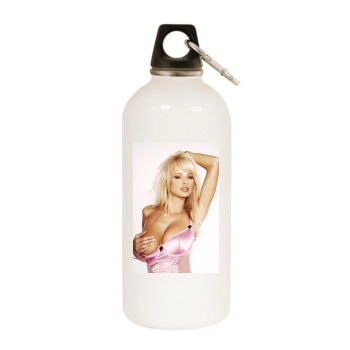 Rhian Sugden White Water Bottle With Carabiner