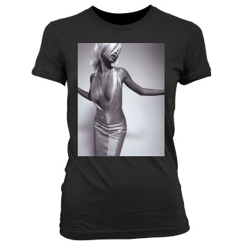 Adriana Lima Women's Junior Cut Crewneck T-Shirt