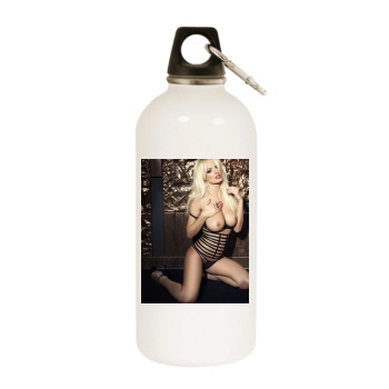 Rhian Sugden White Water Bottle With Carabiner