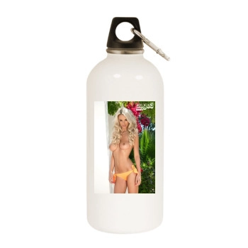 Rhian Sugden White Water Bottle With Carabiner