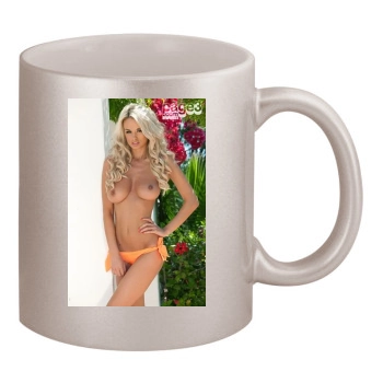 Rhian Sugden 11oz Metallic Silver Mug