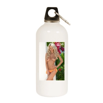 Rhian Sugden White Water Bottle With Carabiner