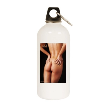 Rhian Sugden White Water Bottle With Carabiner