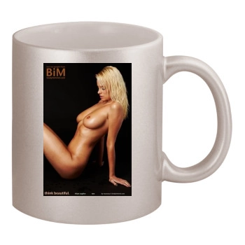 Rhian Sugden 11oz Metallic Silver Mug