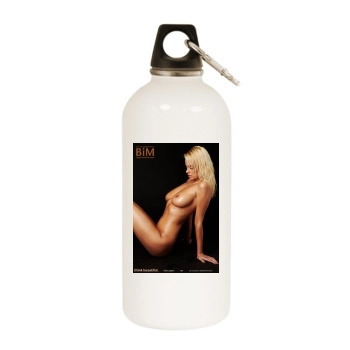 Rhian Sugden White Water Bottle With Carabiner