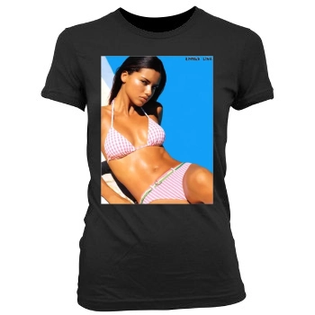 Adriana Lima Women's Junior Cut Crewneck T-Shirt